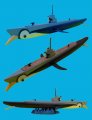Villain Submarine 11" Resin Model Kit