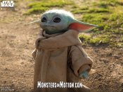 Star Wars Mandalorian Baby Yoda The Child Grogu Life Size Prop Replica