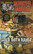 Monster Scenes Saber Tooth Rabbit Plastic Model Kit Aurora Reissue