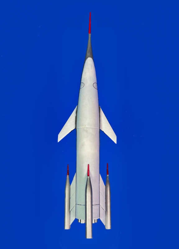 Satellite in the Sky 1956 Stardust Rocket 1/228 Scale Model Kit - Click Image to Close