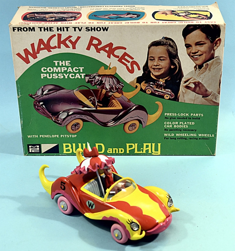 Wacky Races Penelope Pitstop's Compact Pussycat Car Model Kit MPC Re-Issue - Click Image to Close