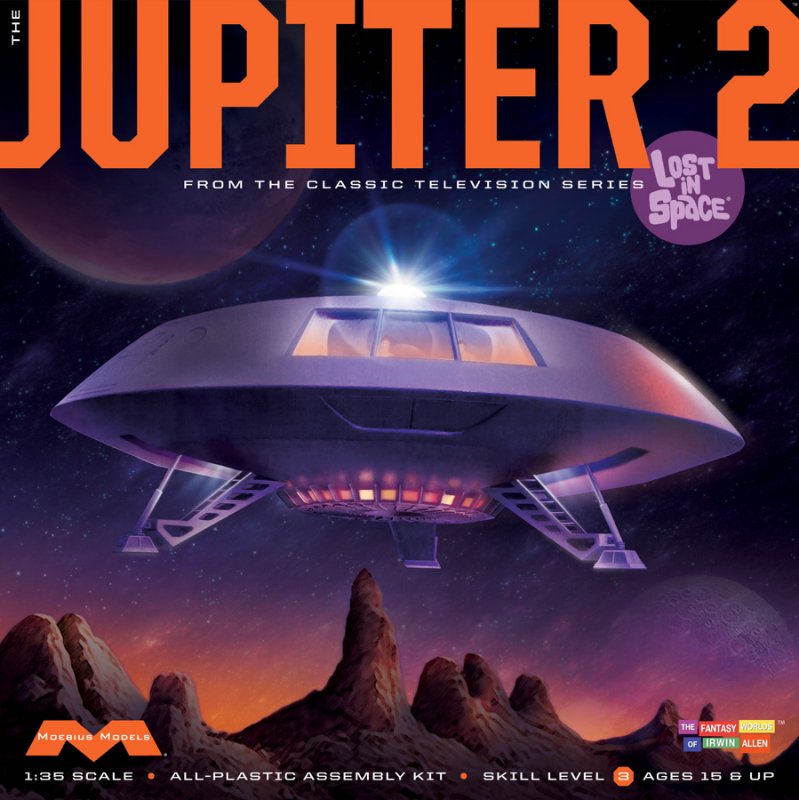Lost In Space Jupiter 2 II 18" Plastic Model Kit - Click Image to Close