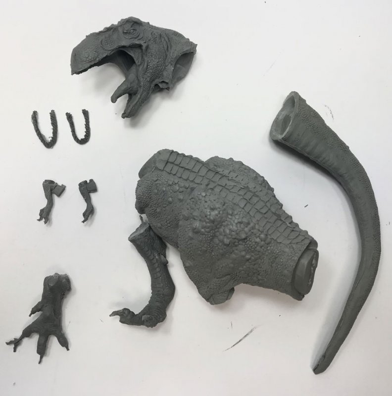 T-Rex Dinosaur 20 Inch Resin Model Kit - Click Image to Close