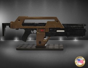 Aliens Pulse Rifle Brown Bess Weathered Version 1/1 Scale Prop Replica LIMITED EDITION