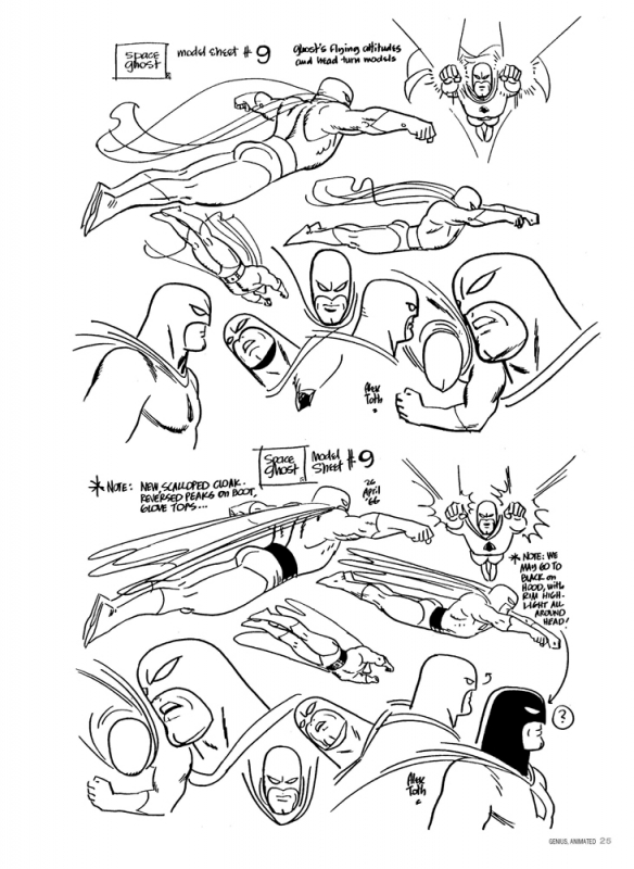 Genius, Animated: The Cartoon Art of Alex Toth Softcover Book - Click Image to Close