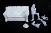 Munsters Aurora Scale Living Room Uncle Gilbert Creature from the Black Lagoon Model Kit