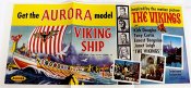 Viking Ship with Oarsmen and Crew 1/60 Scale Aurora Model Kit Re-Issue by Atlantis