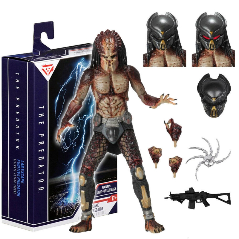 Predator 2018 Ultimate Fugitive Lab Escape 7" Scale Action Figure by Neca - Click Image to Close