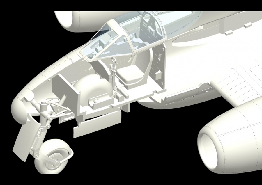 Gloster Meteor F4 1/32 Scale Model Kit by HK Models - Click Image to Close