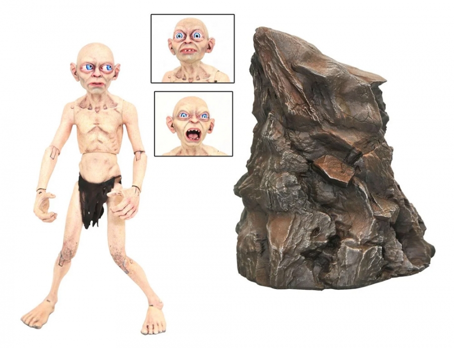 Lord of the Rings Deluxe Gollum Action Figure - Click Image to Close