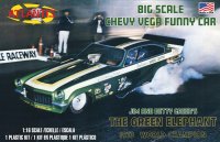 Green Elephant Vega Funny Car Extra Large 1/16 Scale Revell Re-Issue Model Kit by Atlantis