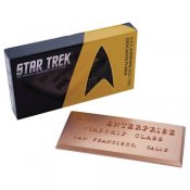 Star Trek U.S.S. Enterprise NCC-1701 Dedication Plaque #1 Prop Replica