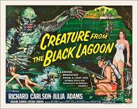 Creature from the Black Lagoon 1954 Style "B" Half Sheet Poster Reproduction