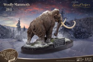 Woolly Mammoth Wonder Wild Series Polyresin Statue by X-Plus