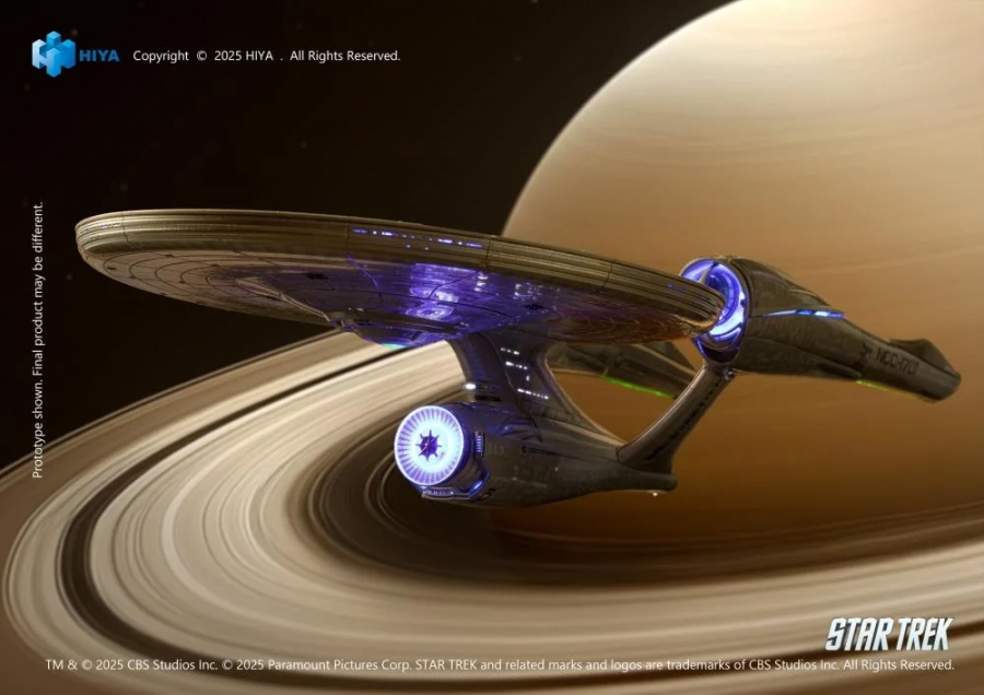 Star Trek 2009 U.S.S. Enterprise NCC-1701 15" ReplicaArt Series with Lights - Click Image to Close