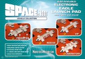 Space 1999 5.5" Micro Eagle Vehicle Collection Set of 4 Replicas Freighter, Laboratory, VIP and Rescue