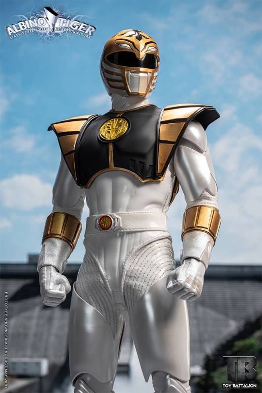 Albino Tiger 1/6 Scale Figure White Ranger by Toys Battalion - Click Image to Close