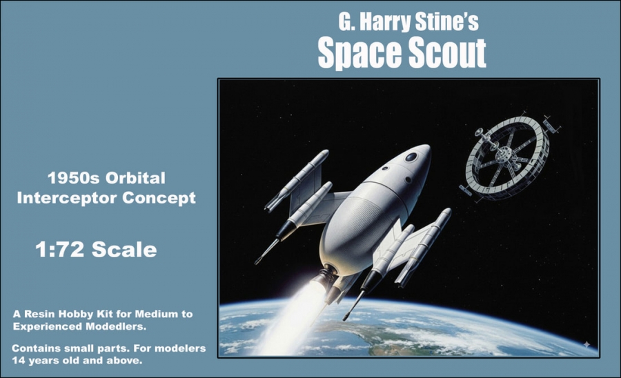Space Scout Orbital Interceptor Concept 1958 Model Kit G. Harry Stein - Click Image to Close