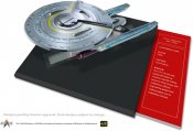 Star Trek Lower Decks Starship Library Vol. 2 U.S.S. Cerritos NCC-75667 Die-Cast Ship & Book Set