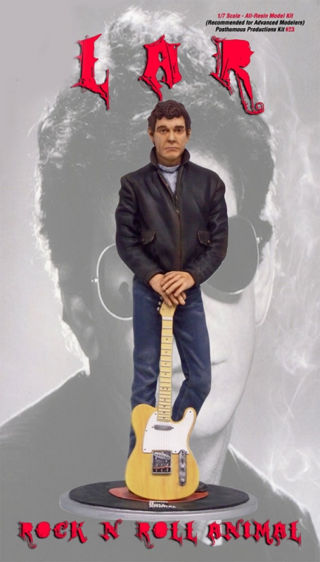 Lou Reed Rock N Roll Animal 1/7 Scale Model Kit - Click Image to Close