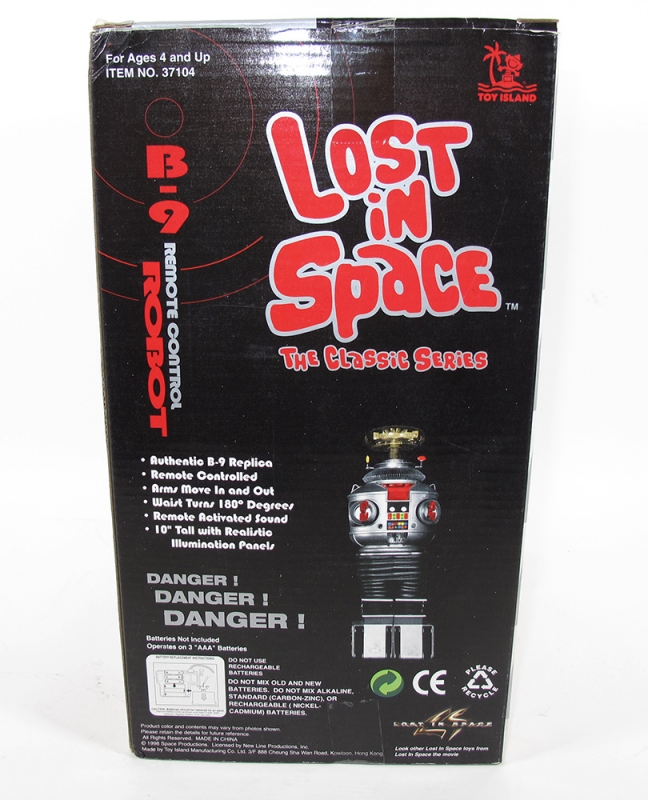 Lost In Space Classic Robot B-9 RC Toy by Toy Island - Click Image to Close
