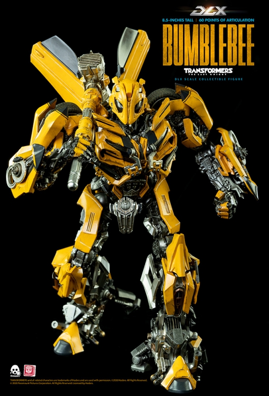 Transformers: The Last Knight DLX Bumblebee Figure by ThreeZero - Click Image to Close