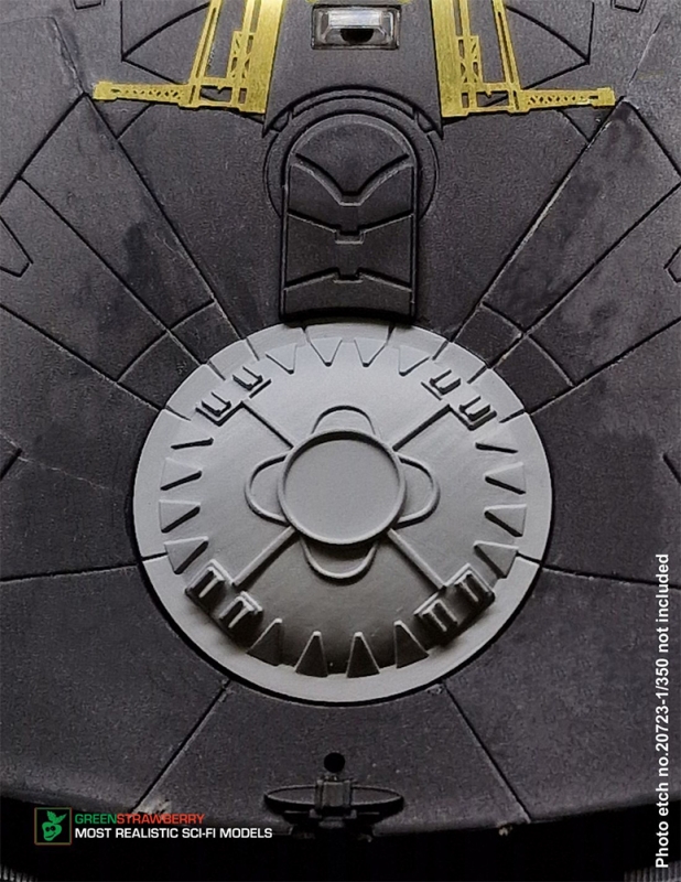 Star Trek Klingon Kronos One Exterior and Engine Detail Set for 1/350 Scale Polar Lights Model Kit - Click Image to Close
