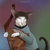 Star Trek Cats Hardcover Book by Jenny Parks