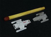 Star Trek TNG Danube Shuttle 1/1400 Scale 4 Pack Model Kit with Decals by Green Strawberry