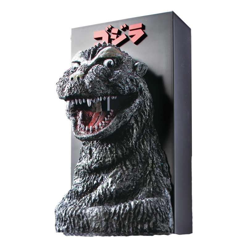 Godzilla 1954 Tissue Box Case Polystone Statue Limited Edition Dispenser - Click Image to Close