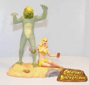 Creature From The Black Lagoon Aurora or Monogram Creature with Girl Conversion Model Kit