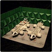 Space 1999 Moonbase Alpha 12" Eagle Hangar Set Ultra Deluxe Special Edition by Sixteen 12