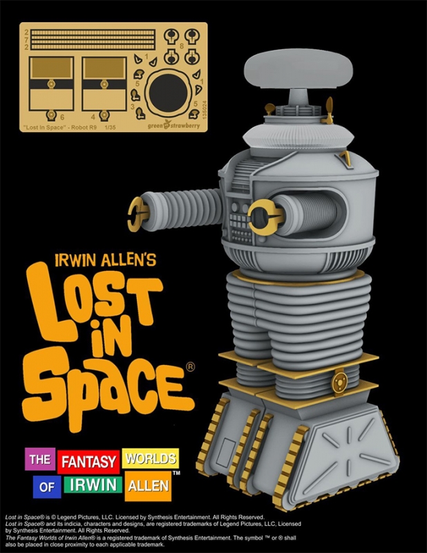 Lost In Space Robot B9 YM-3 1/35 Scale Super Detailed Model Kit with Photoetch - Click Image to Close
