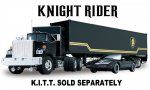 Knight Rider 1982 Knight Foundation Trailer 1/28 Scale Model Kit by Aoshima