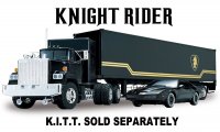 Knight Rider 1982 Knight Foundation Trailer 1/28 Scale Model Kit by Aoshima