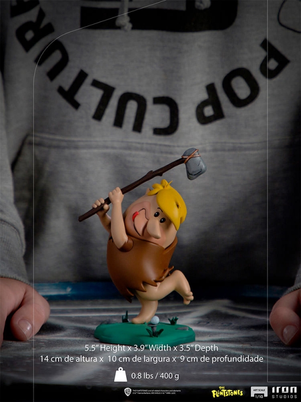 Flintstones Barney Rubble 1/10 Scale Statue by Iron Studios - Click Image to Close