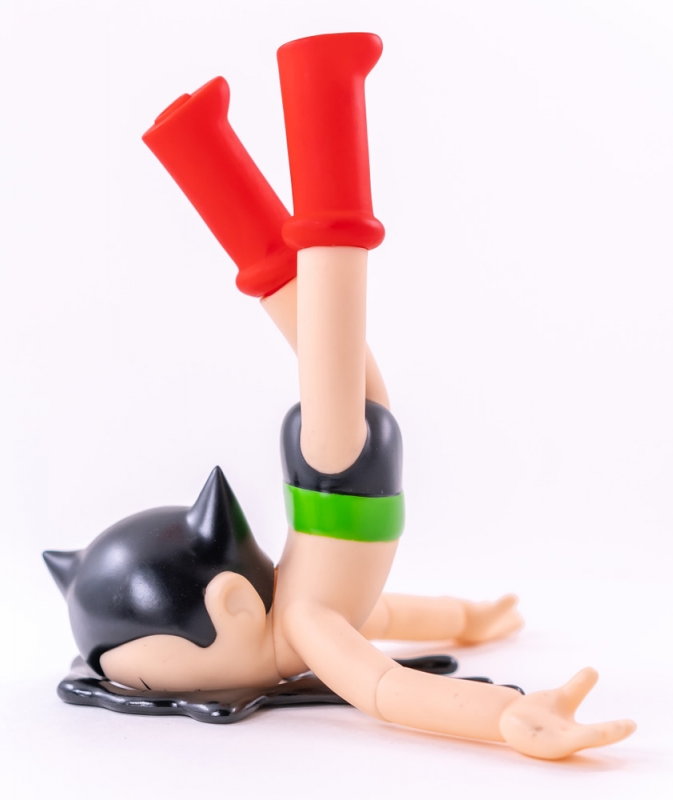 Astro Boy Astro Crash OG Colorway Vinyl Figure By Josh Divine Astroboy - Click Image to Close