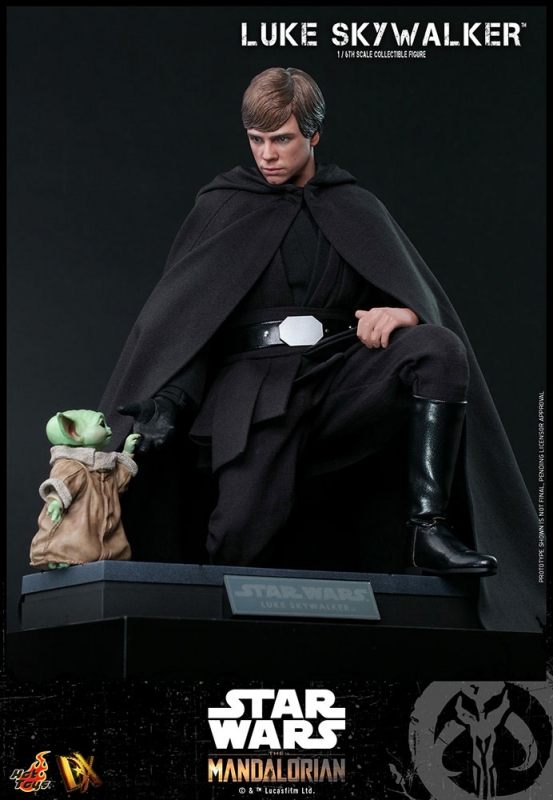 Star Wars Luke Skywalker Mandalorian Series 1/6 Scale Figure by Hot Toys - Click Image to Close