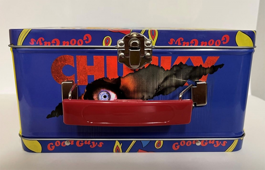 Child's Play Chucky Tin Titans Lunch Box with Thermos - Click Image to Close