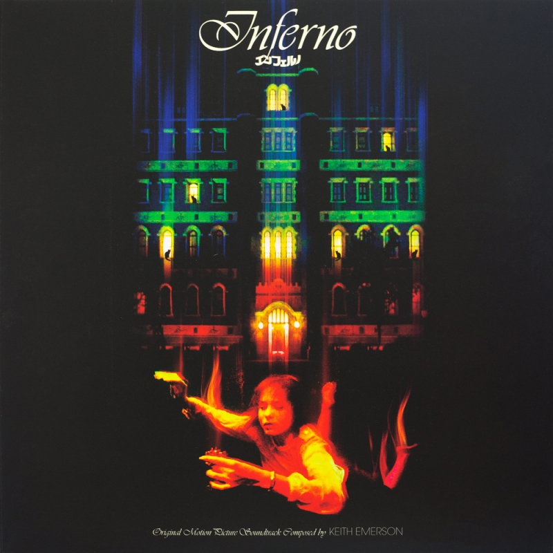 Inferno (1980) Original Soundtrack Splattered Vinyl 2xLP Keith Emerson - Click Image to Close