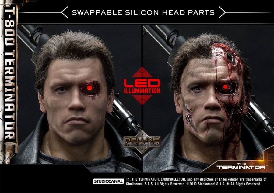 Terminator T-800 Deluxe 1/2 Scale High Definition Museum Masterline Statue - Click Image to Close