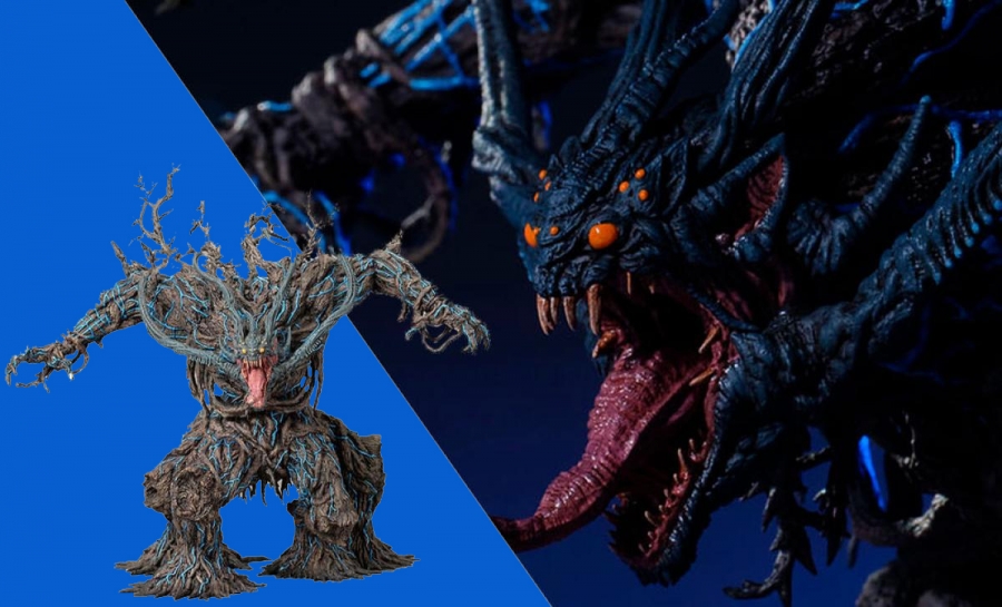 Godzilla Comics Titanus Amhuluk Statue - Click Image to Close