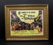 7th Voyage of Sinbad Framed Lobby Card Ray Harryhausen