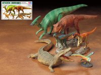 Mesozoic Creatures Dinosaur Diorama Set 1/35 Scale Model Kit by Tamiya Japan