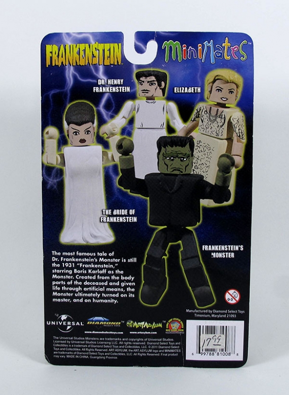 Frankenstein Minimates 4-Pack Figures Universal Monsters - Click Image to Close