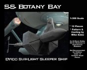 S.S. Botany Bay 1/350 Scale Sub-Light Sleeper Ship Model Kit