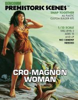 Cro-Magnon Woman Aurora Prehistoric Scenes 1/13 Scale Model Kit Re-Issue