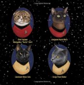 Star Trek Cats Hardcover Book by Jenny Parks