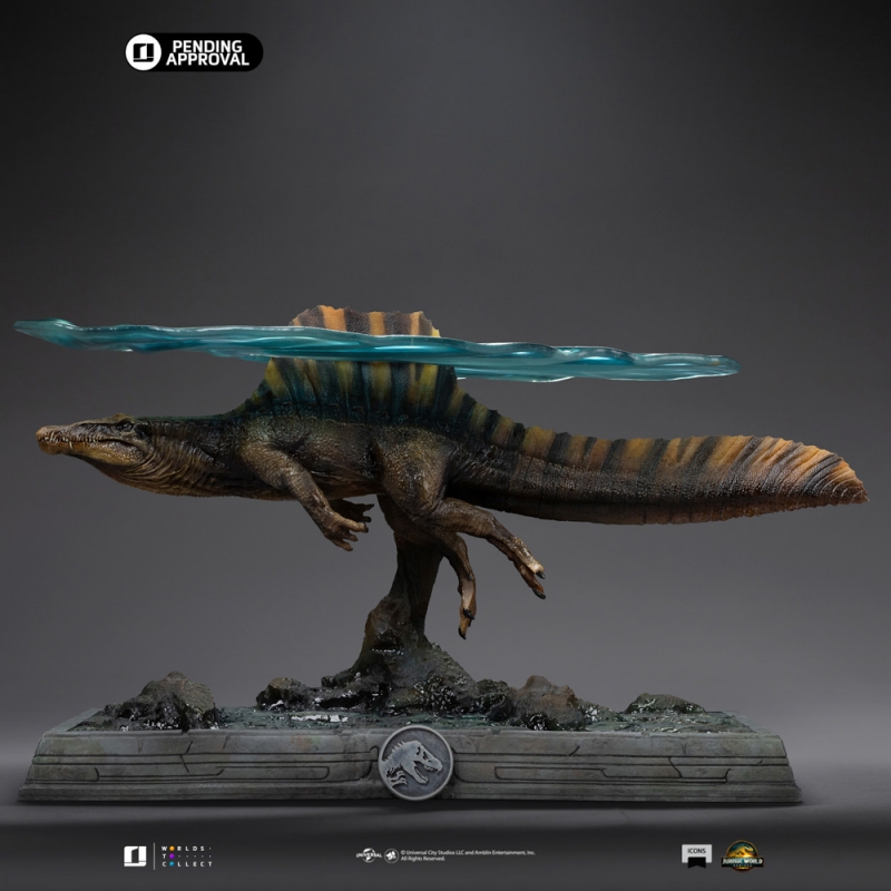 Jurassic World Spinosaurus Dinosaur Icons Statue - Click Image to Close