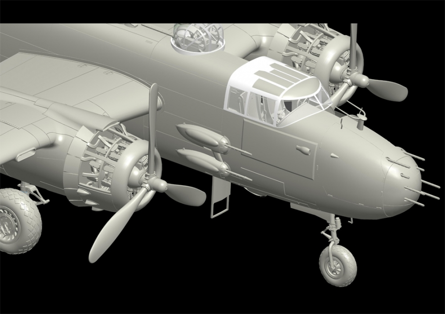 B-25J Mitchell The Strafer 1/32 Scale by HK Models - Click Image to Close